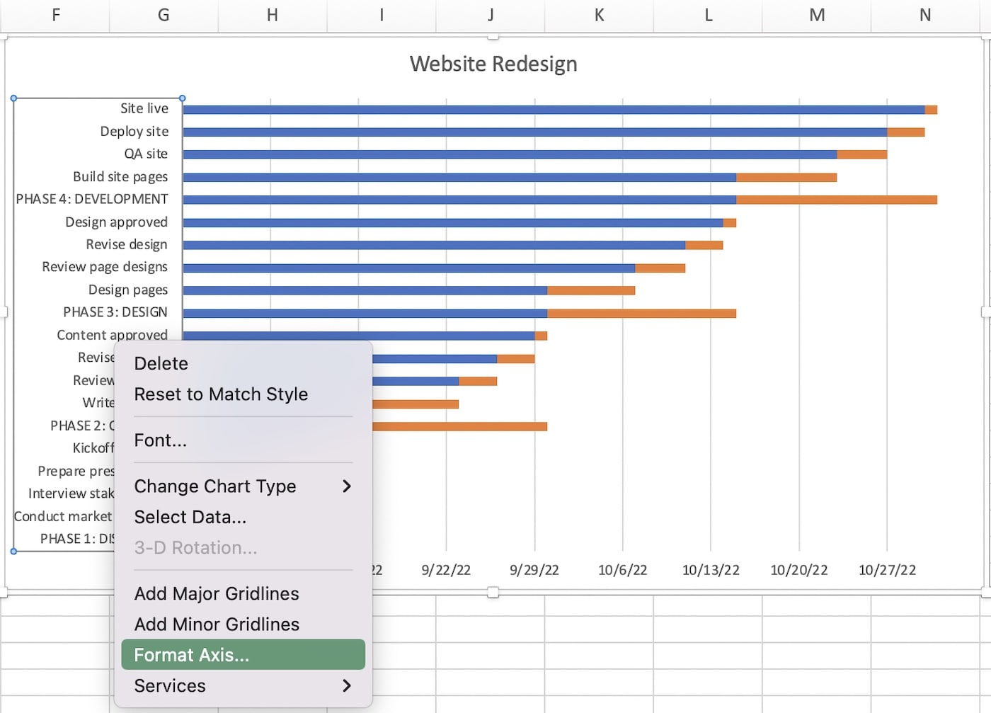 The Best Gantt Chart Excel Template (Free Download) TeamGantt